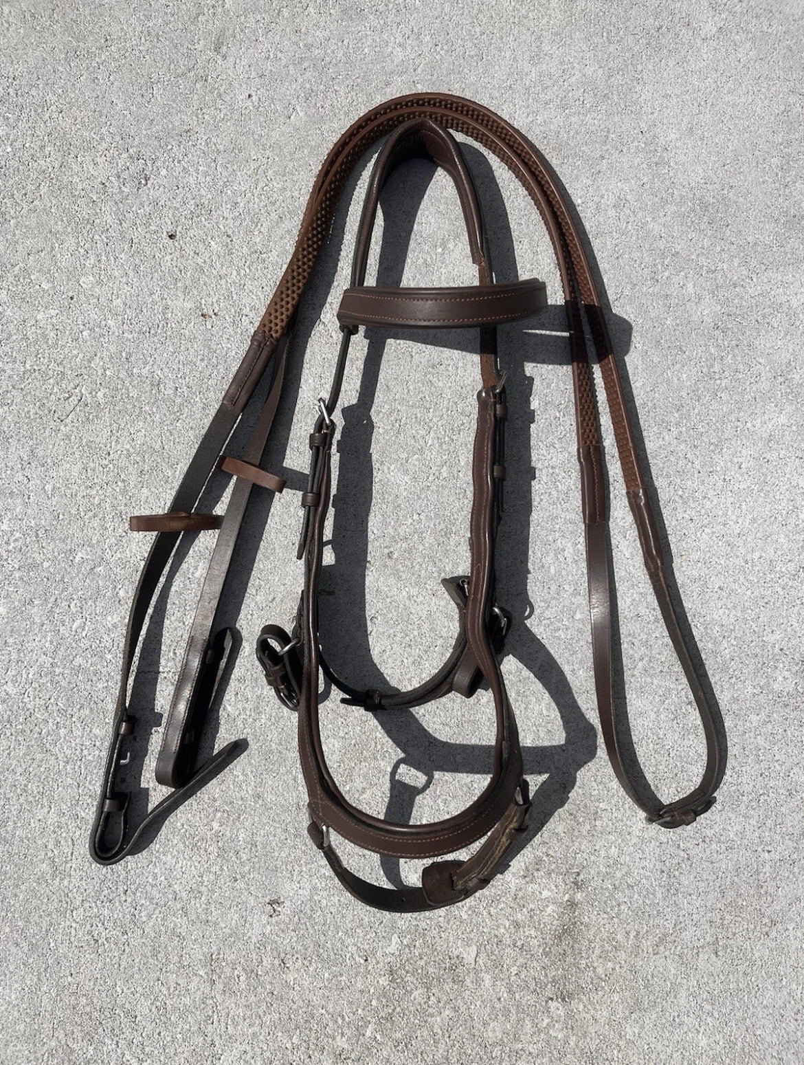 Horseware Micklem Competition Bridle w/Reins Brown Cob Size