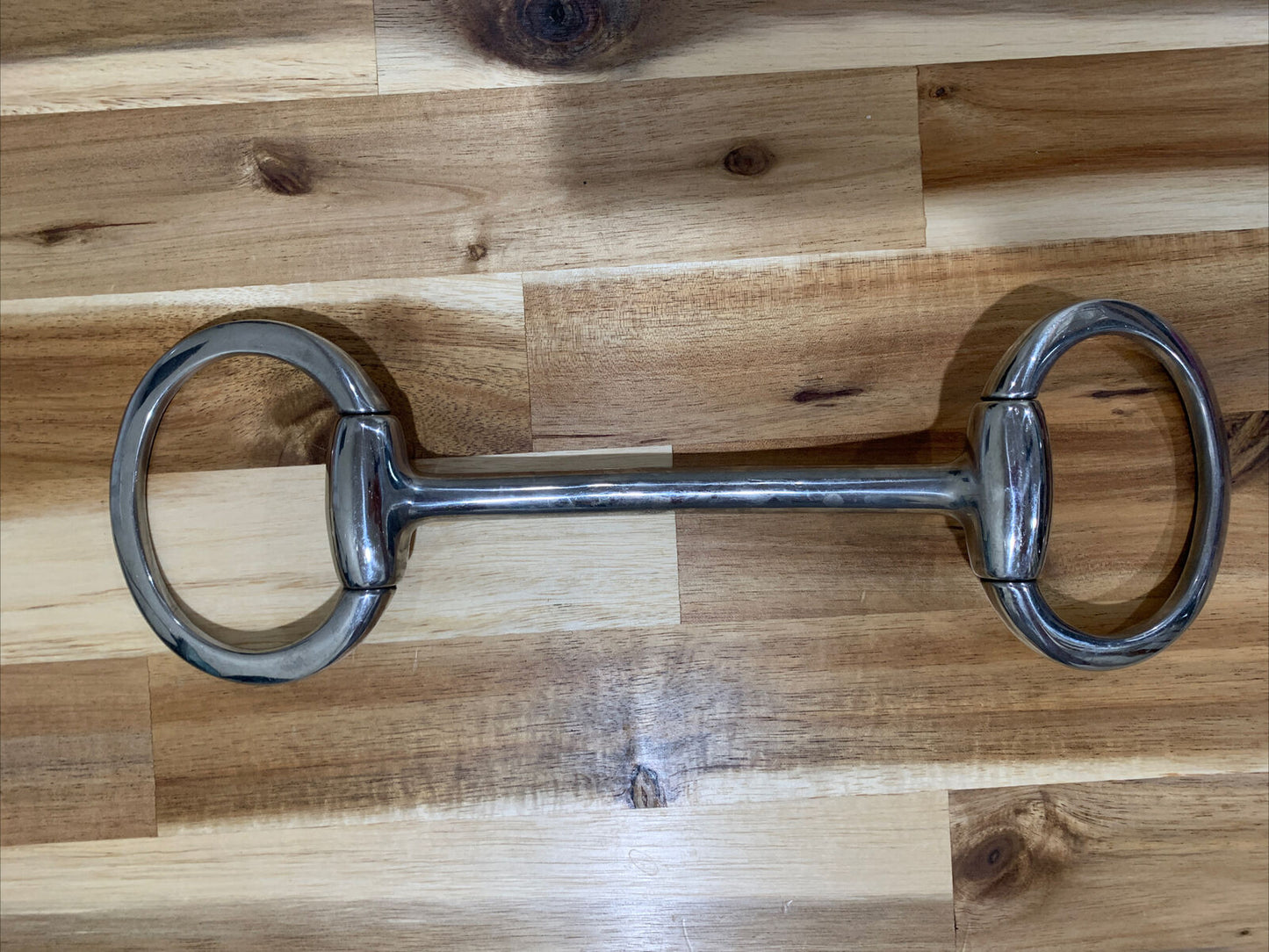 5 inch Korsteel Mullen Mouth Eggbutt Snaffle Bit