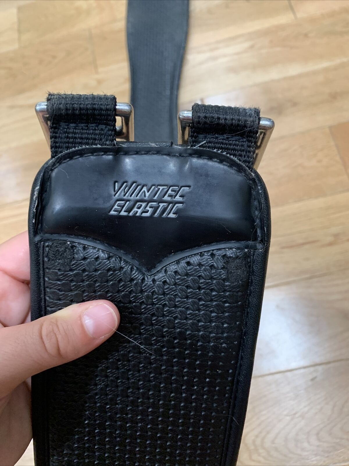 54 Inch Wintec Chafeless Elastic Long Black Girth