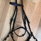 Dark Brown Horse Size Snaffle Bridle