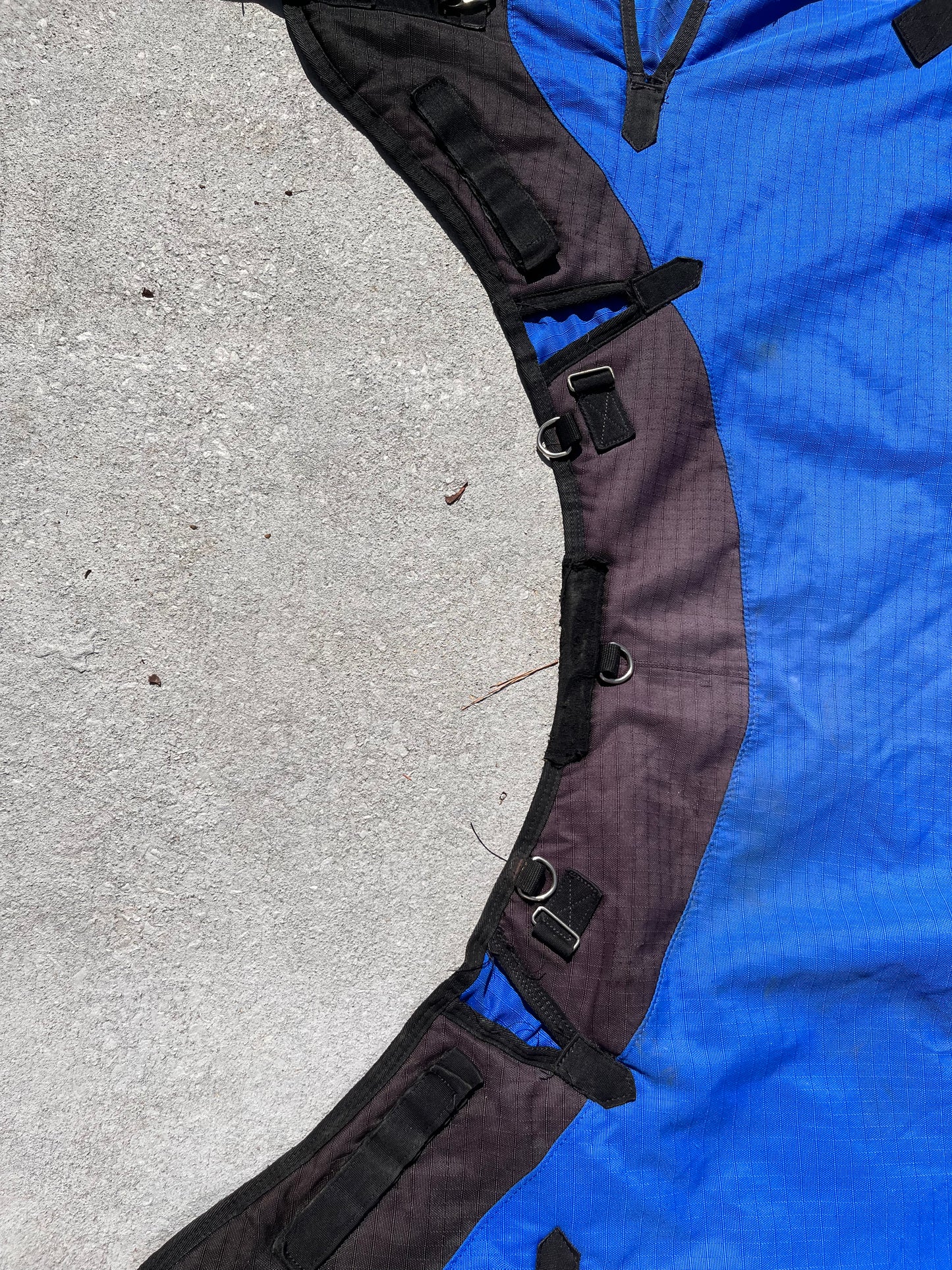 69 Inch Tough1 1200D Snuggit Turnout Blanket 300 gram Blue