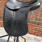 17 Inch Schleese Infinity Black Medium Wide Dressage Saddle