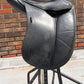17 Inch Schleese Infinity Black Medium Wide Dressage Saddle