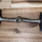 5 Inch Antiqued Brown D Ring Snaffle W/copper Inlay