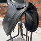 17 Inch Schleese Infinity Black Medium Wide Dressage Saddle