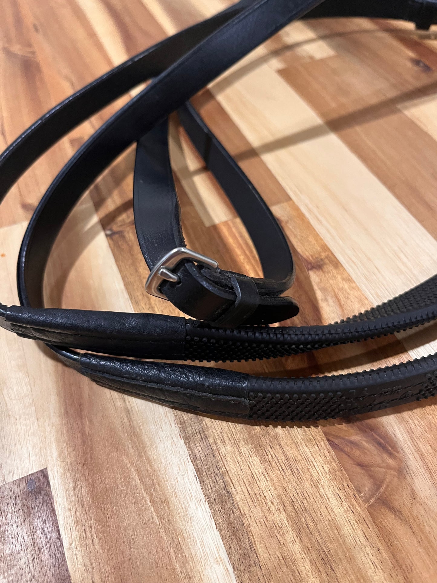 60 Inch Harwich Oversized Black Soft Rubber Reins