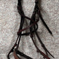 Hunter Jumper Raised Havana Brown Bridle Full