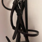 Cob Dressage Black Padded Noseband Brown NonFlash Bridle