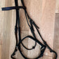 Dark Brown Horse Size Snaffle Bridle