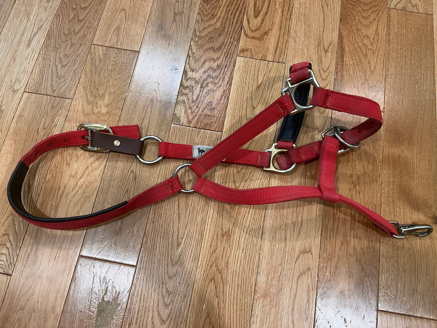 Weaver Padded Adjustable Breakaway Halter Red Horse Size