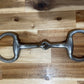 Metalab Jointed, Thick Brandon Eggbutt Snaffle Bit 4 3/4 Inch