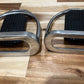 English Stirrup Irons and Pads 4.25" And 4.5”