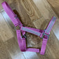 Pink Crystal Cob Nylon Show Halter
