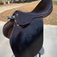 17.5 Inch Crosby Olympic Narrow Tree Dark Brown All Purpose Saddle
