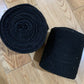 Classic Equine Horse Fleece Polo Wraps Set of 2 Black