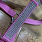 Pink Crystal Cob Nylon Show Halter