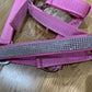 Pink Crystal Cob Nylon Show Halter