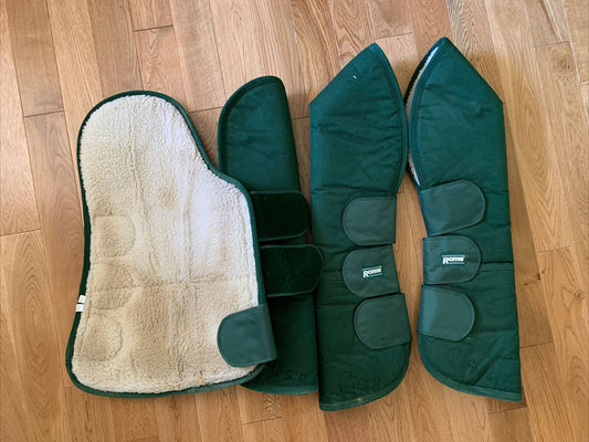 Roma Green Shipping Travel Horse Boots Size Full