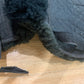 Total Saddle Fit Six Point Wither Freedom Sheepskin Black Half Pad - Med/Large