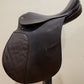17 inch General All Purpose AP Medium Wide Brown English Saddle