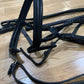 Dover Suffolk Single Crown Dressage Black Horse Bridle