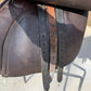 17.5 Inch Crosby Olympic Narrow Tree Dark Brown All Purpose Saddle